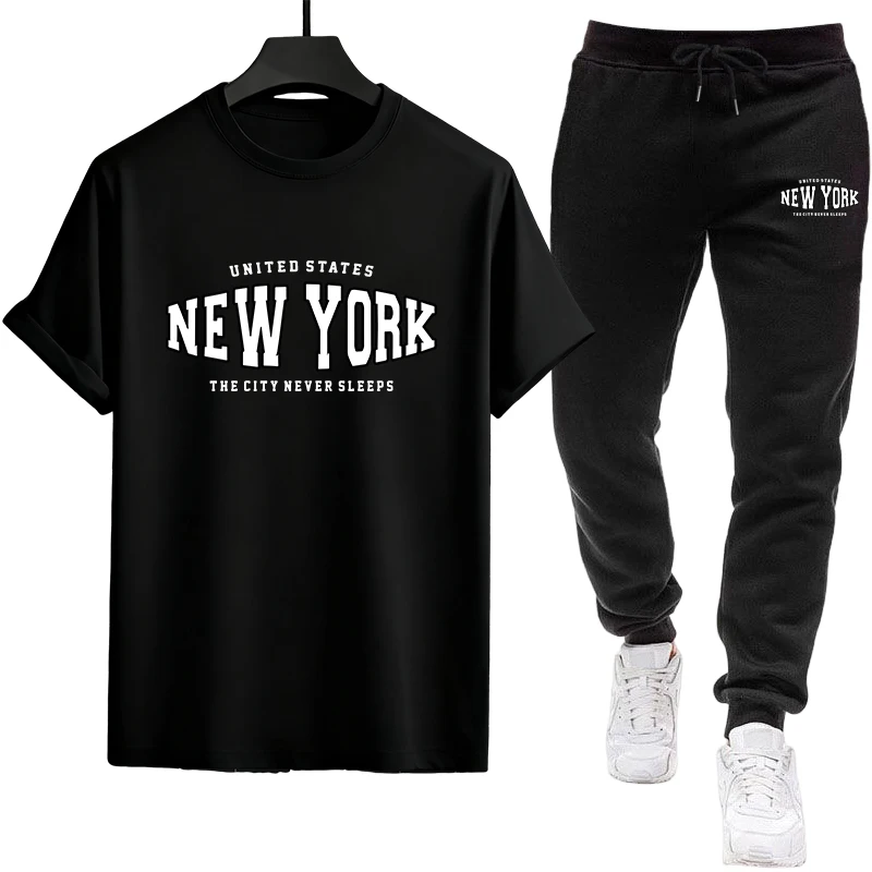 Summer Knit Clothing - Novo Conjunto de Camiseta Masculina 2026,