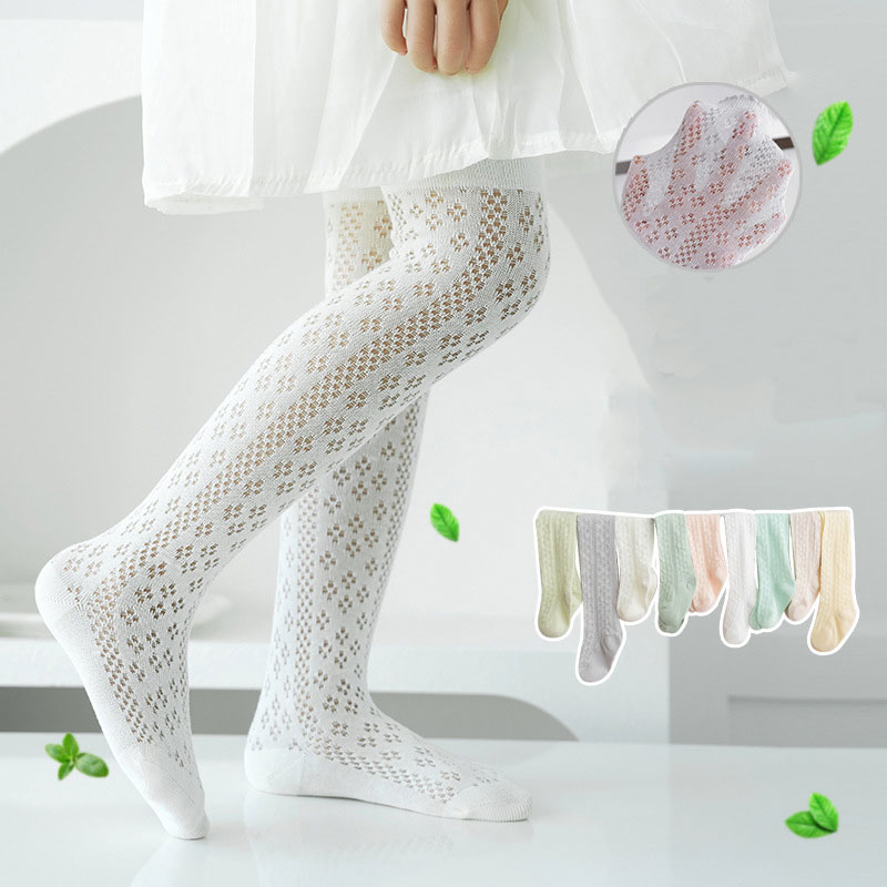 Summer Clothing Toddler - Meninas collants 2025 verão respirável meia-calça