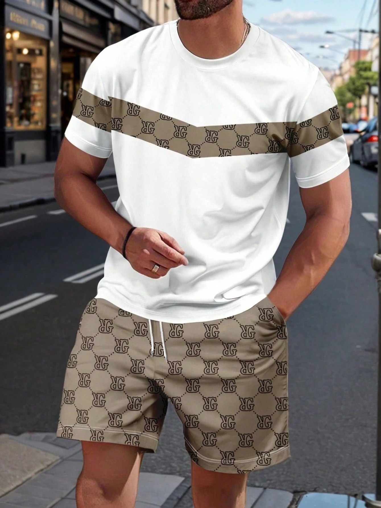 Summer Knit Clothing - Conjunto Masculino de Verão 2026 com