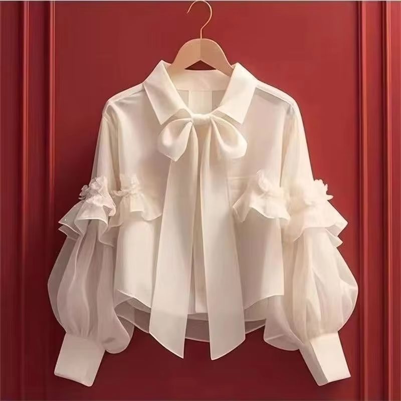 Summer 2026 Kids Clothing - Nova Blusa Feminina de Manga Longa