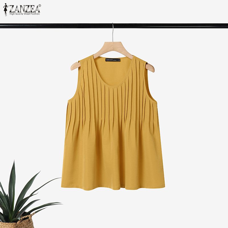 Summer Clothing Holiday - ZANZEA Blusa Feminina Plus Size 5XL