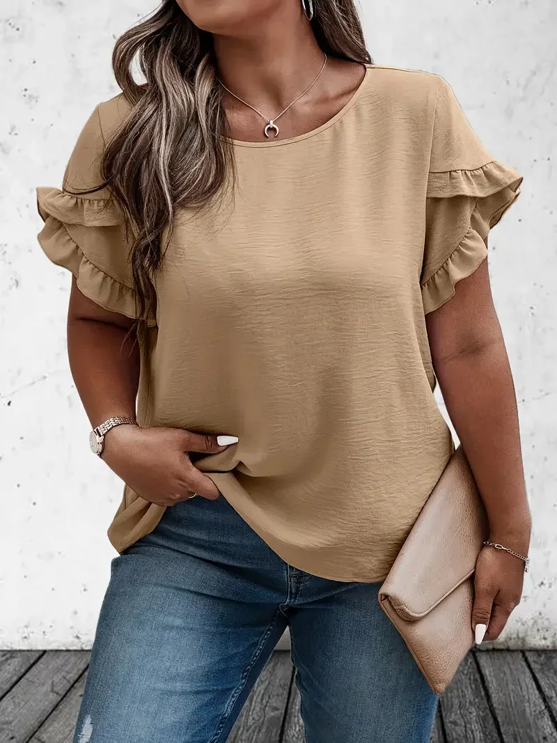 Summer Clothing Colors - Primavera verão feminino plus size 1xl-5xl