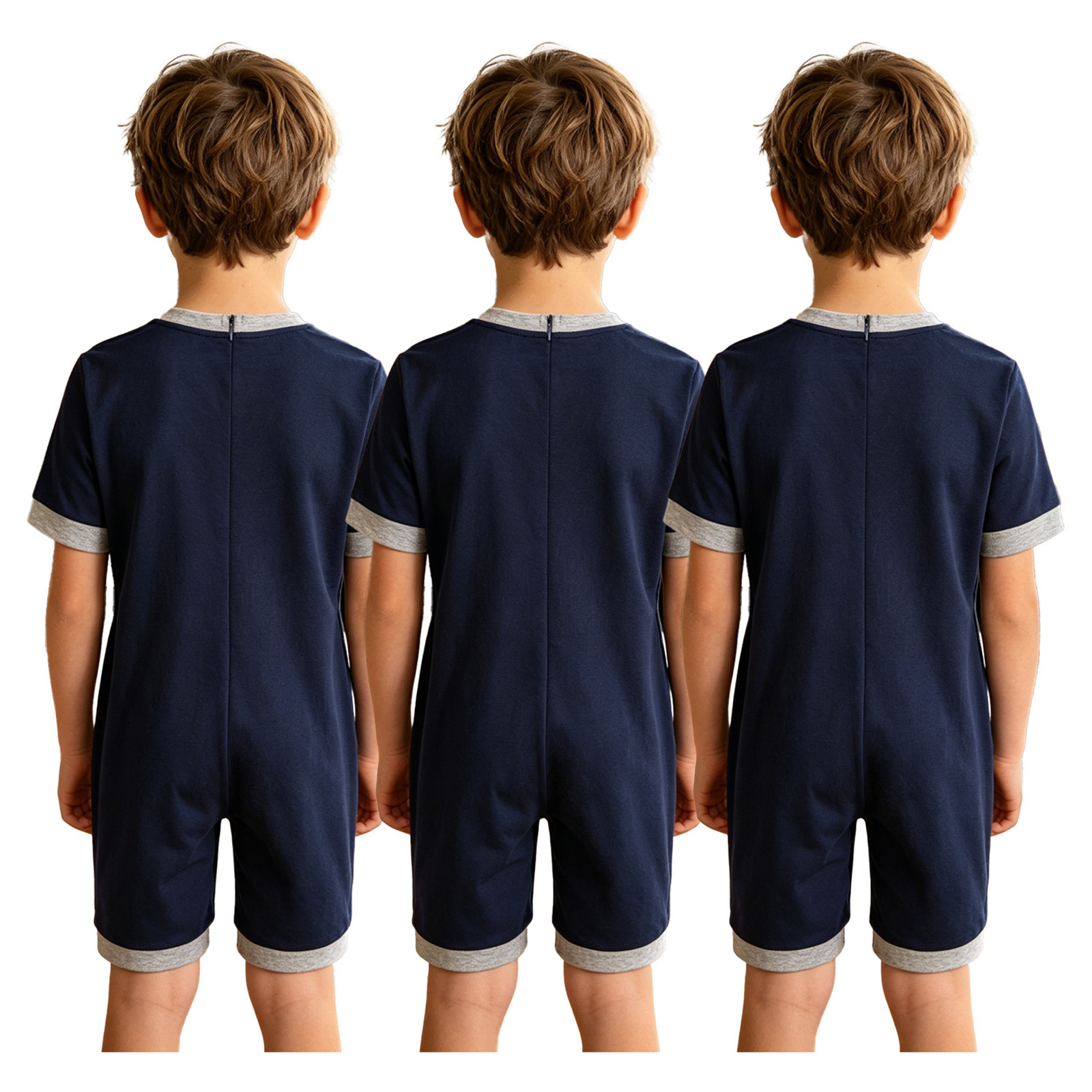Summer Clothing Kids Boys - Conjunto de 3 Peças de Macacões