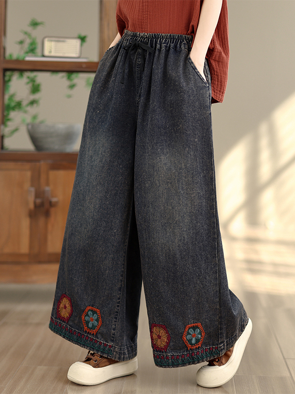 Summer Clothing Label - Calça Jeans Feminina Plus Size Casual