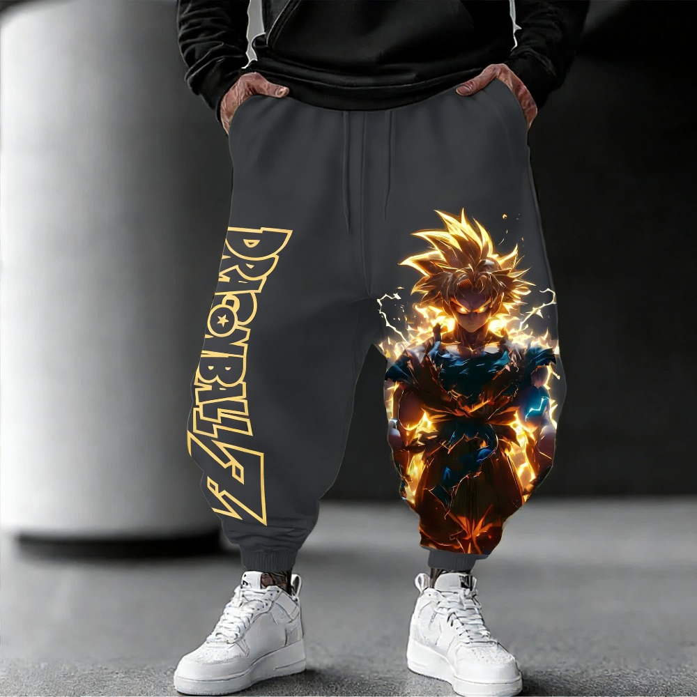 Summer 2026 Kids Clothing - Calças Jogger 3D Dragon Ball Z