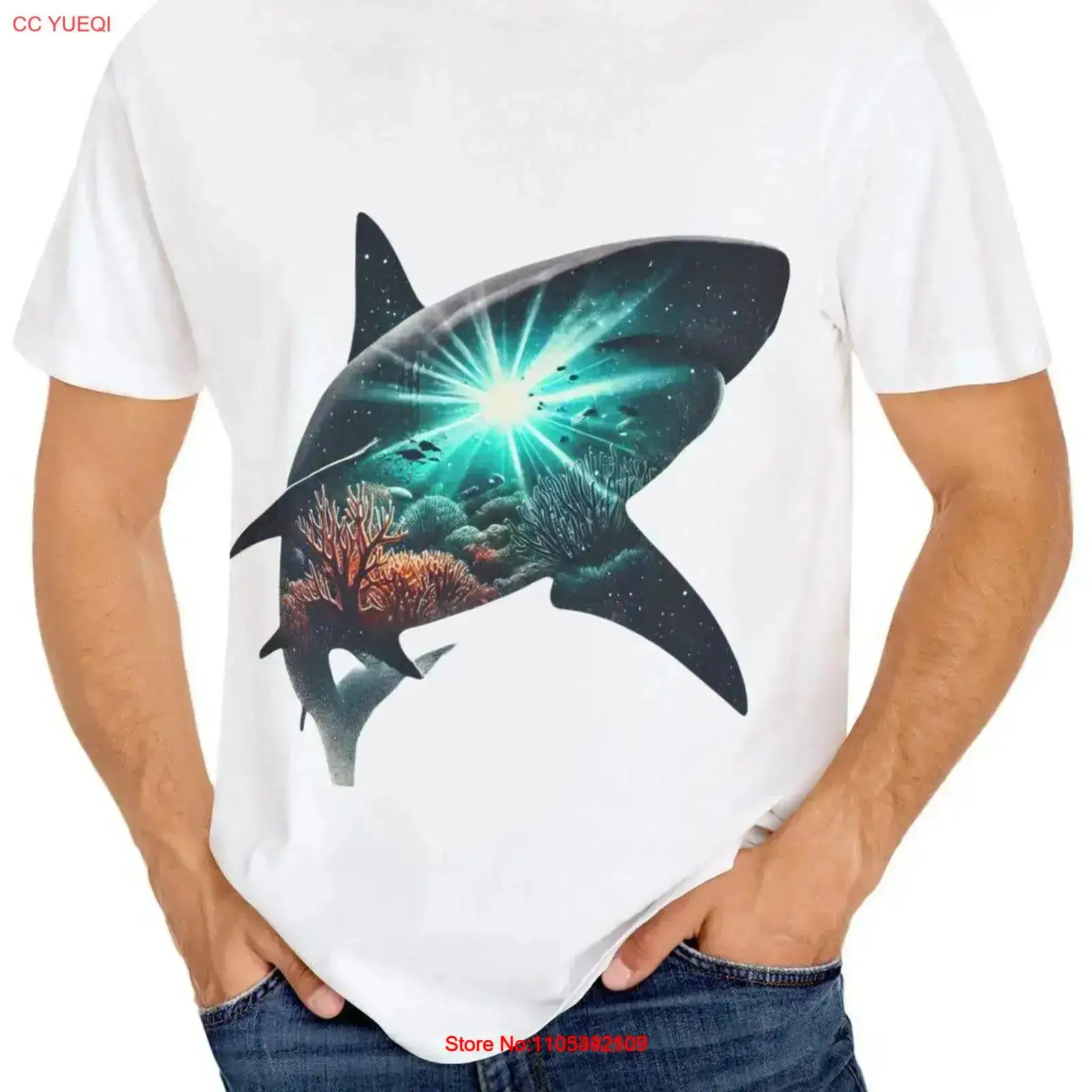 Summer Vibes Clothing Men - Camiseta Tingida com Inspiração Oceânica Perfeita