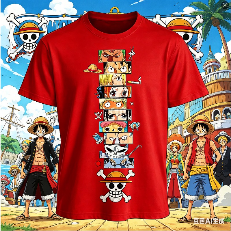 Summer 2026 Kids Clothing - Camiseta Vintage de Algodão com Estampa