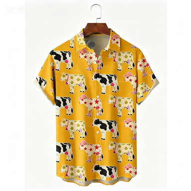 Summer Clothing Holiday - Camisa de Gato com Estampa Floral