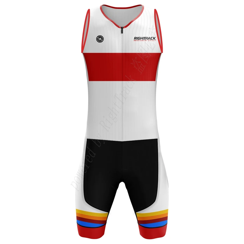 Summer Clothing Colors - Pro triathlon trisuit masculino sem mangas