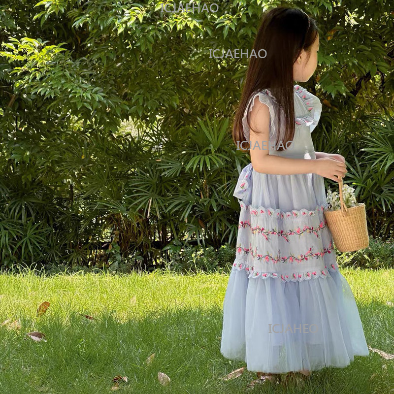 Novo Vestido Infantil Feminino - Summer 2026 Kids Clothing avaliação e preço