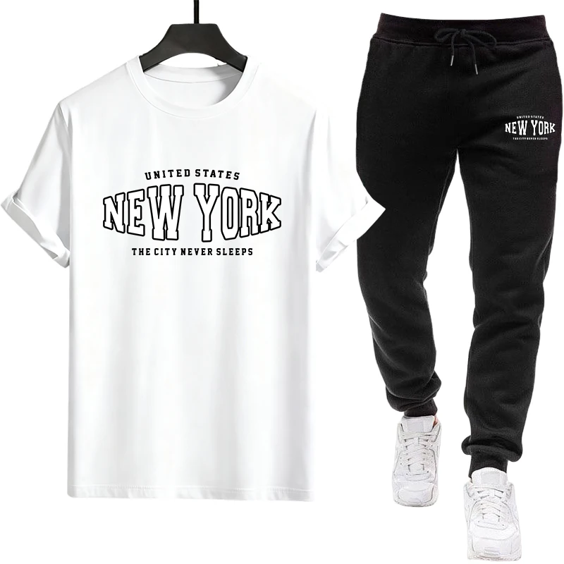 Novo Conjunto de Camiseta Masc - Summer Knit Clothing avaliação e preço