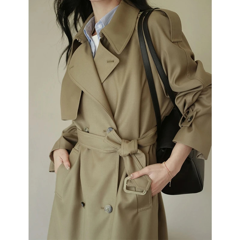 2025 outono feminino trench co - Summer Clothing For Women Over 50 avaliação e preço