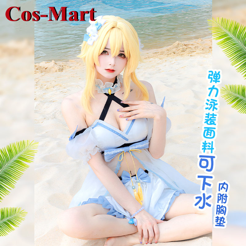 Cos-mart jogo genshin impacto  - Summer Clothing Sets Women avaliação e preço
