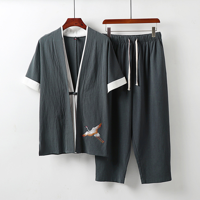 Roupas masculinas plus size, a - Summer Clothing Men Linen avaliação e preço