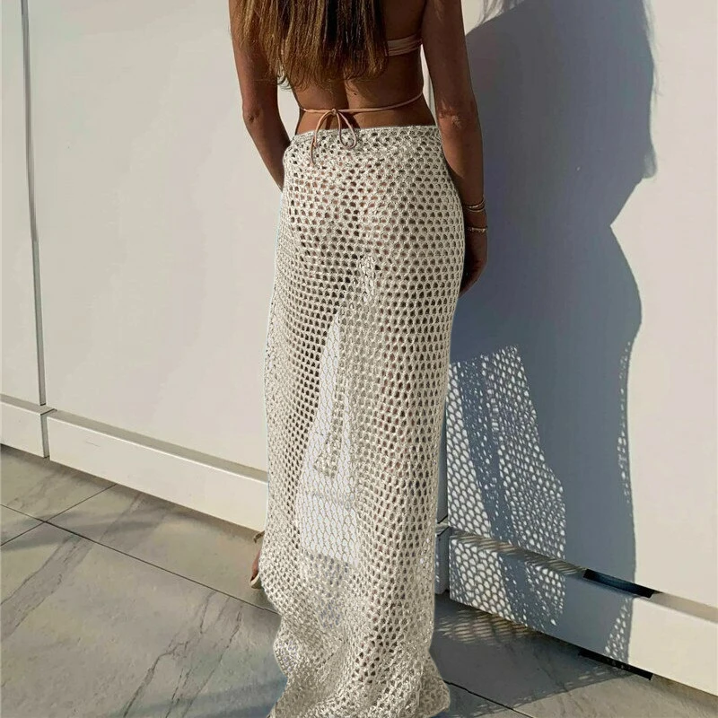 BWQ-Tricô feminino Crochet Hol - Summer Clothing Colors avaliação e preço