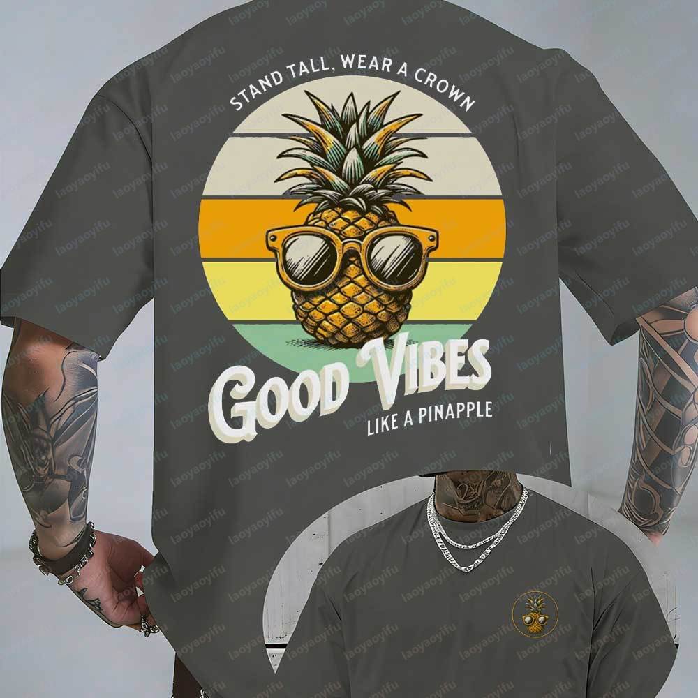 Camiseta Gráfica Retro de Verã - Summer Vibes Clothing Men avaliação e preço