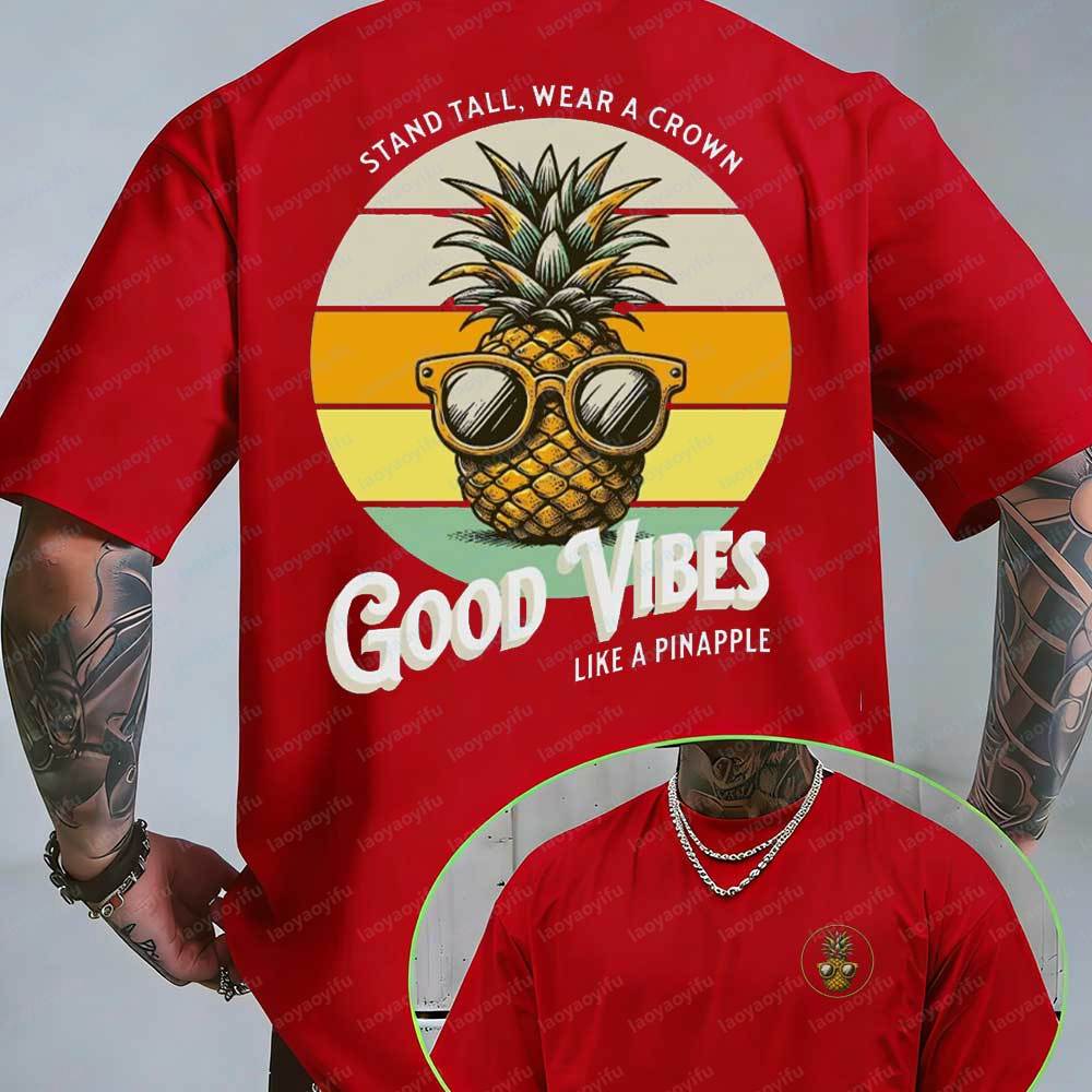Camiseta Gráfica Retro de Verã - Summer Vibes Clothing Men avaliação e preço