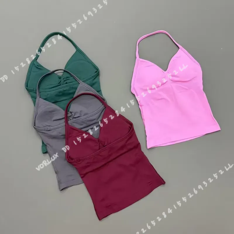 Camiseta de ginástica feminina - Halter Neck Top avaliação e preço