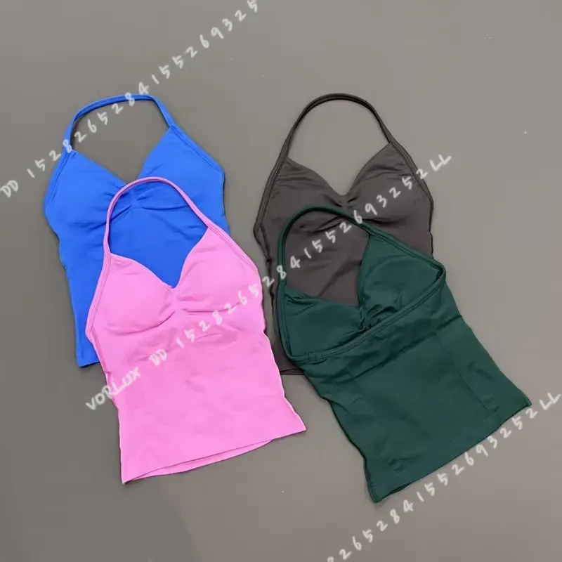 Camiseta de ginástica feminina - Halter Neck Top avaliação e preço