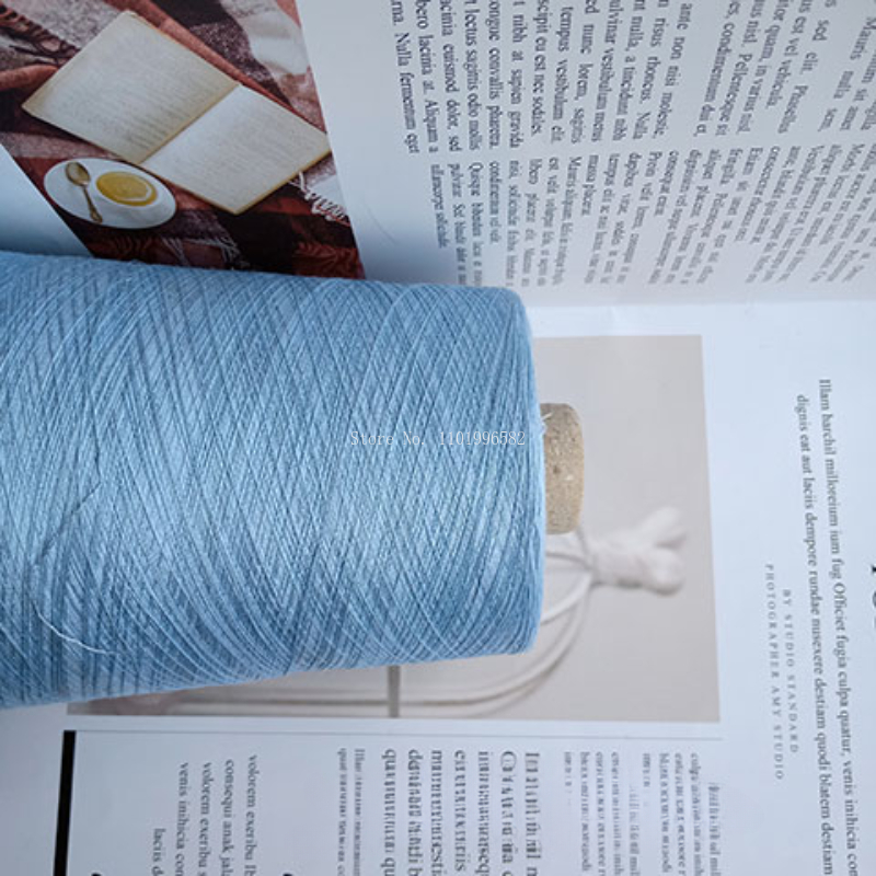 500 g/rolo fio de seda amoreir - Summer Clothing Material avaliação e preço