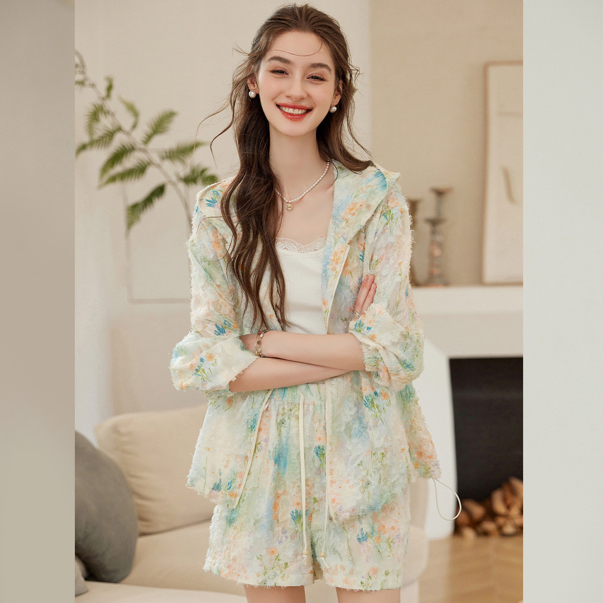 Conjunto Feminino LOUIS YAO 20 - Summer Clothing Sets Women avaliação e preço