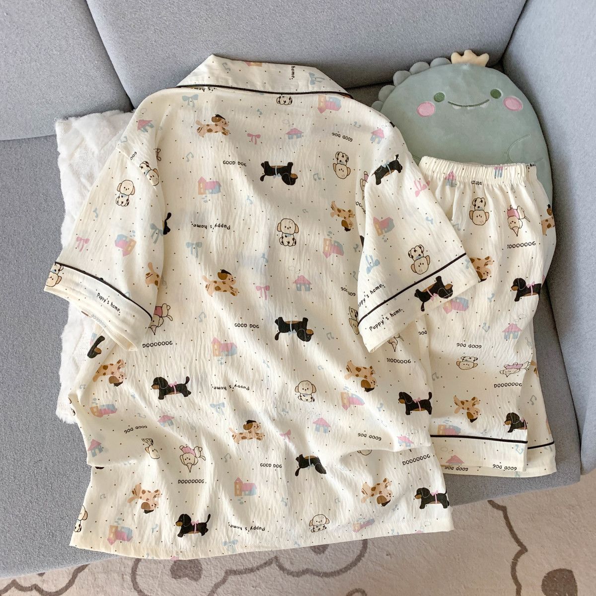 Pijamas Finos de Verão para Mu - Summer Clothing Sets Women avaliação e preço