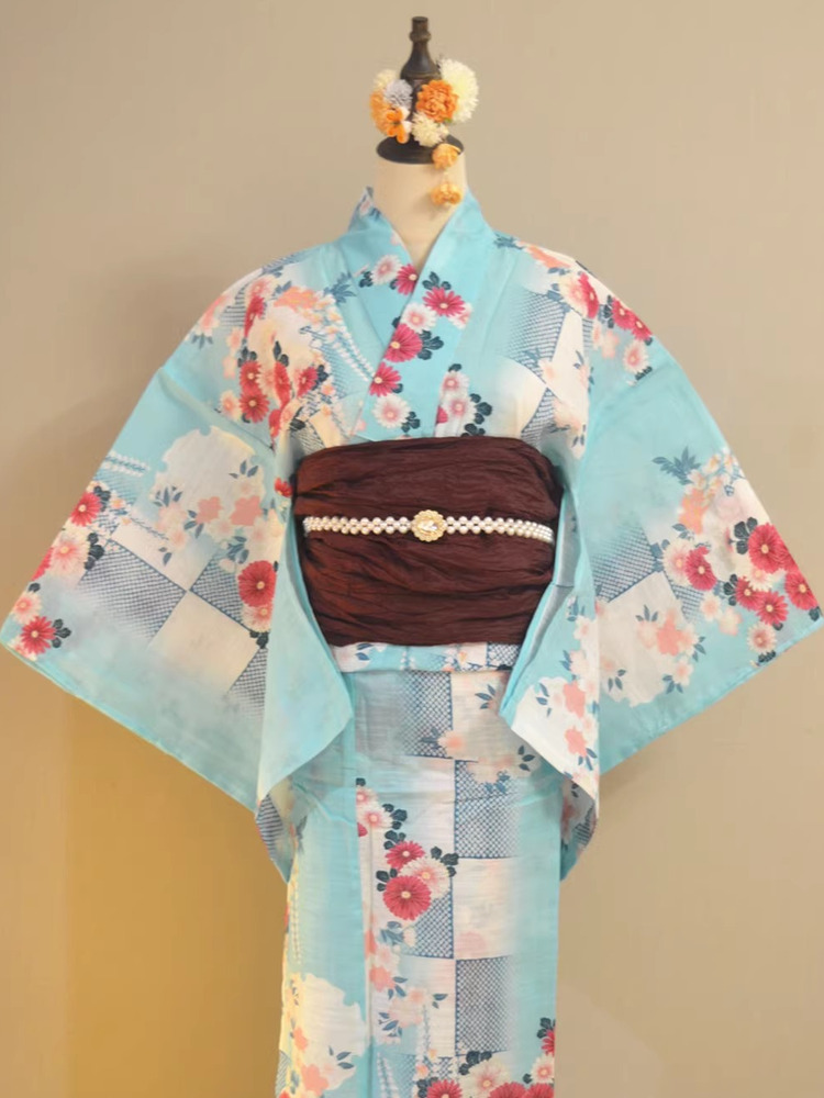 Yukata Tradicional em Algodão  - Summer Clothing Material avaliação e preço